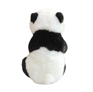 plush mother and baby panda