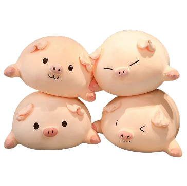 plush pig pillow