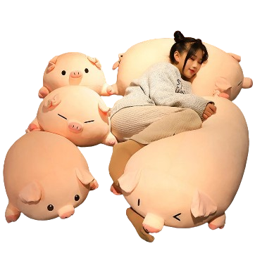 plush pig pillow