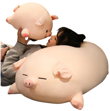 plush pig pillow