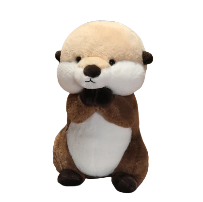 plush river otter