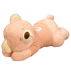 plush sleeping teddy bear