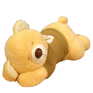 plush sleeping teddy bear