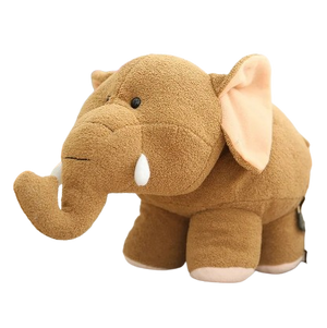 plush soft elephant and hippo