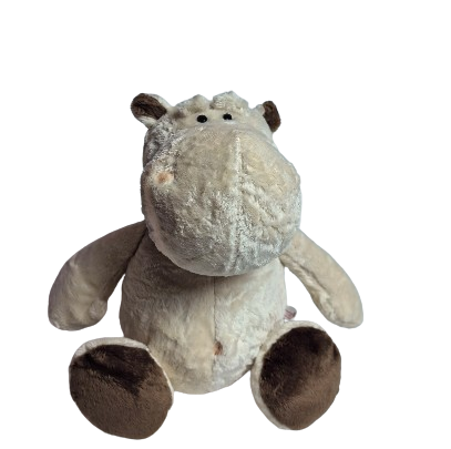 plush soft hippo