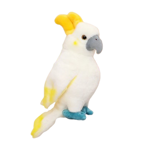 plush tropical birds