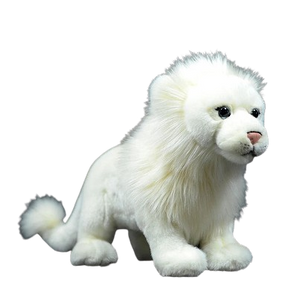 plush white lion