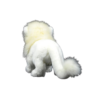 plush white lion