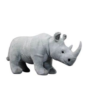 plush white rhino