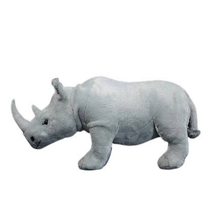 plush white rhino