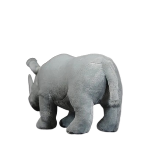 plush white rhino