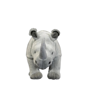 plush white rhino