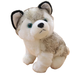 soft plush husky puppy