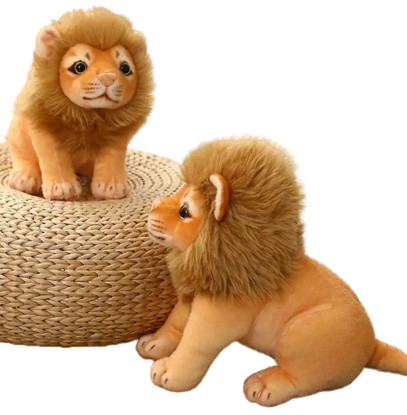 plush lion and tiger