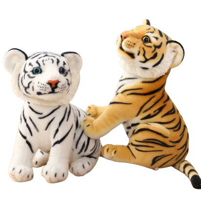 plush lion and tiger