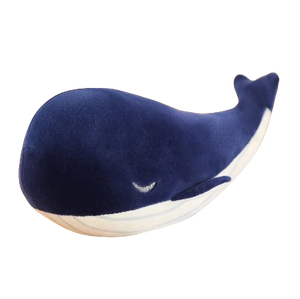 plush soft blue whale