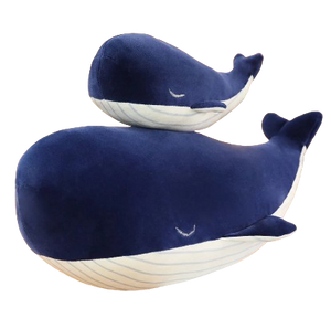 plush soft blue whale