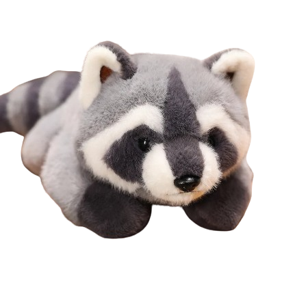 plush soft raccoon