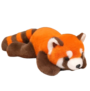 plush red panda and fox