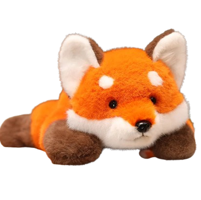 plush red panda and fox