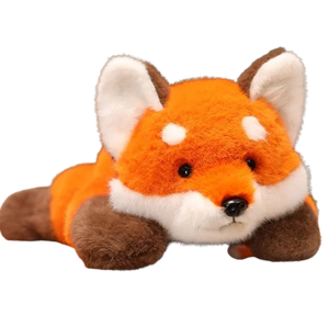 plush red panda and fox