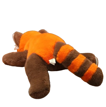 plush red panda and fox