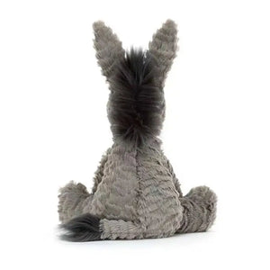 plush soft gray donkey