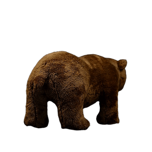 plush brown grizzly bear