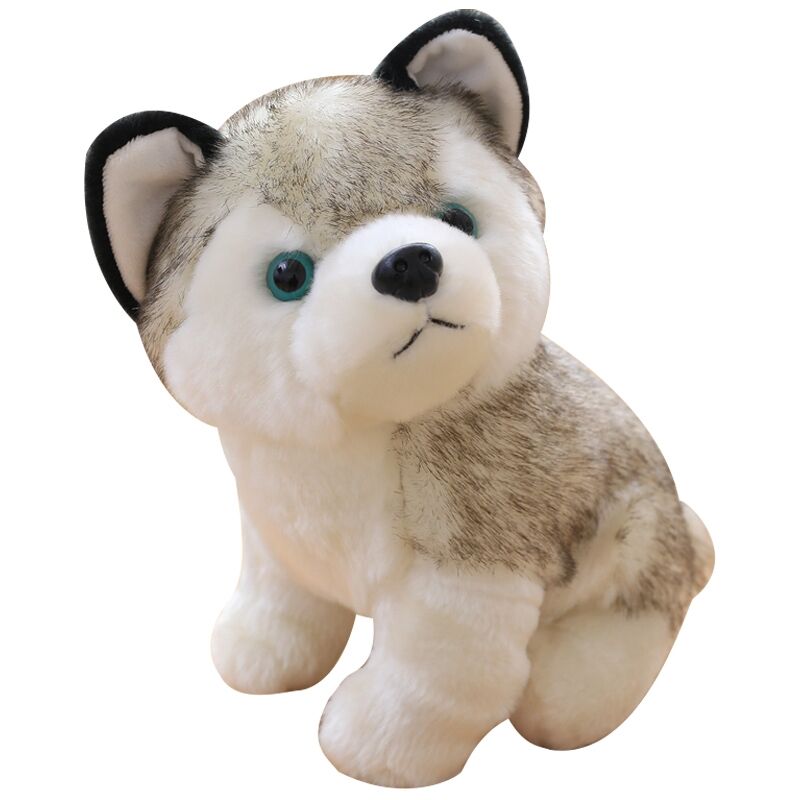 soft plush husky puppy