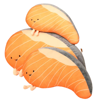 plush salmon filet